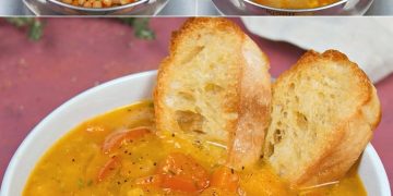 Diese Suppe ist in etwa 30 Minuten fertig, herzhaft, bequem, super cremig und absolut lecker – Kichererbsensuppe: einfach, cremig und einfach zuzubereiten!