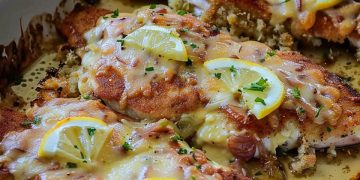 Überbackene Schweineschnitzel Aus Dem Backofen