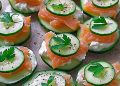 Gurken Lachs Häppchen