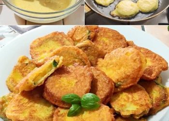 Zucchini im Teig: das Rezept für einen schnellen und leckeren Aperitif
