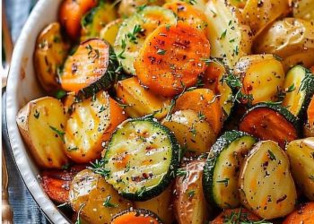 Kartoffel-Karotten-Zucchini-Pfanne