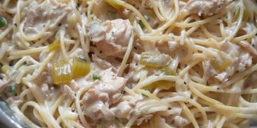 Spaghetti Mit Thunfisch Und Sahne Soße