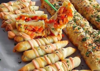 Käsestangen Aus Blätterteig