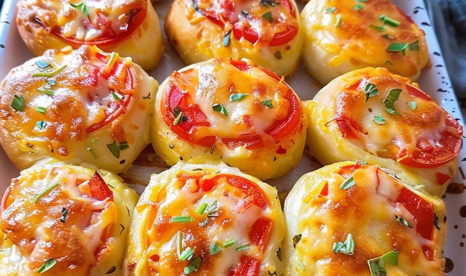 10 Minuten Pizza Brötchen Aus Dem Backofen