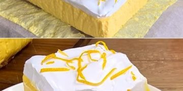 Flauschige Zitronenquadrate: das köstliche und duftende Rezept, das Sie ausprobieren müssen