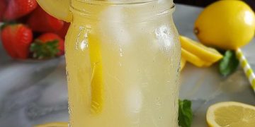Zuckerfreie Zitronenlimonade