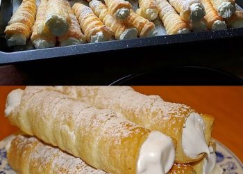 Mhmmmm da bleibt ganz sicher keiner übrig: Omas Schaumrollen mit Vanillecreme