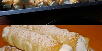 Mhmmmm da bleibt ganz sicher keiner übrig: Omas Schaumrollen mit Vanillecreme