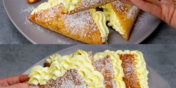 Bombastisch gut, Blätterteig Teilchen mit Pudding