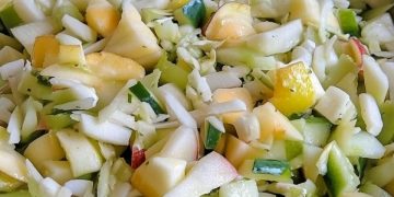 Apfel – Porree – Salat