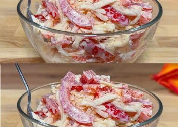 Ein Salatrezept, das das Internet in die Luft jagte! Sehr leckerer Salat vom Roten Meer!