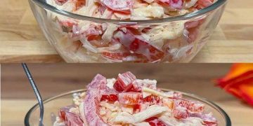 Ein Salatrezept, das das Internet in die Luft jagte! Sehr leckerer Salat vom Roten Meer!
