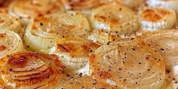 Geröstete Parmesan-Rahmmwiebeln