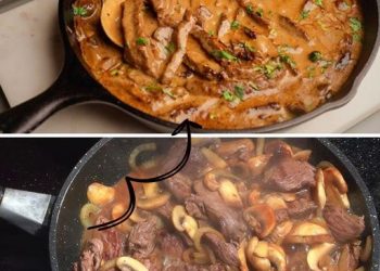  Bœuf Stroganoff mit zartem Rinderfilet 