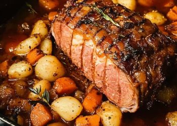 Schweinebraten, resche Kruste, leckere Soße