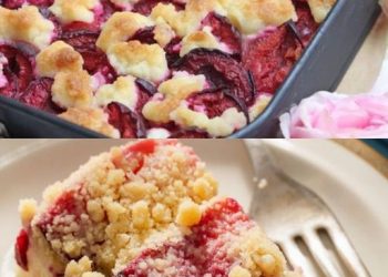 Pflaumenkuchen mit zimtigem StreuselEin saftiger Pflaumenkuchen