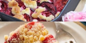 Pflaumenkuchen mit zimtigem StreuselEin saftiger Pflaumenkuchen