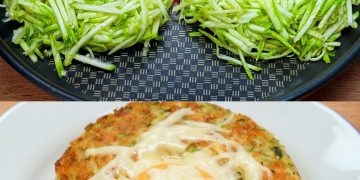Pikante Zucchini-Pfannkuchen