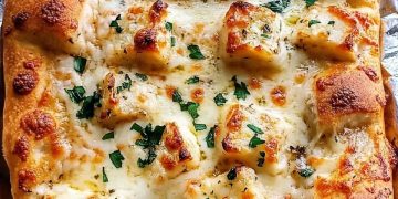 Knoblauch-Butter Pizza
