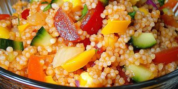 Couscous-Salat, lecker würzig