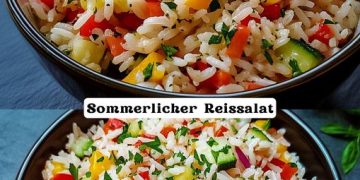 Sommerlicher Reissalat