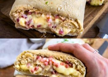  Handbrot mit Schinken und Käse 