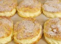 Fantastische Teilchen gefüllt mit Vanillecreme