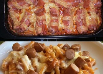 Makkaroni – Würstchen – Auflauf