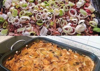 Schnitzelpfanne im Jägersauce geschmort