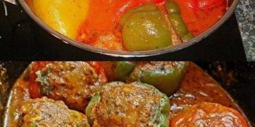 Gefüllte Paprika wie Oma es immer gekocht hat
