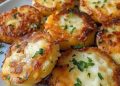 Gebackene Kartoffelscheiben mit Käse: