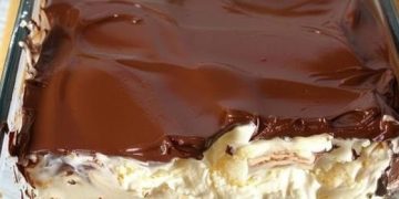Dekadentes schnelles Schokoladendessert ohne Backen