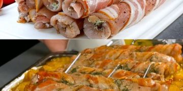 Das ist sowas von leckeeeeer, Schweinefleischröllchen: