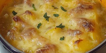 Zwiebelsuppe nach Art der legendären Pariser Marktfrauen