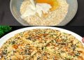 Gesunde Haferflocken-Käse-Pfannkuchen