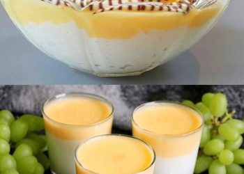 Tolles Dessert zu Weihnachten, Welfenspeise, die Königin unter den Nachtischen 