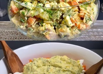 Längst vergessener Salat, aber sehr lecker aus einfachen Produkten! Keine Mayonnaise