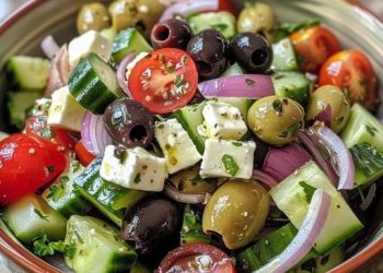 Griechische Salat bereite ich immer wieder!