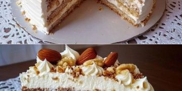 Sahne Nusstorte mit 220 g Nüssen Suchtfaktor Garantiert