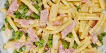 Makkaroni mit Schinken