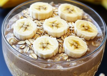 Das beste Hafer-Bananen-Dessert! Kalorienarmes Dessert in 5 Minuten!