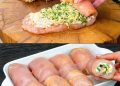 Hähnchen Käse Röllchen mit nur 4 Zutaten gelingt immer!