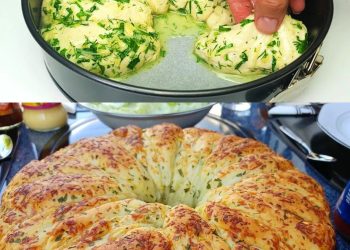 Dieser Knoblauchbrot schmeckt hammermäßig gut, konnte es täglich essen!