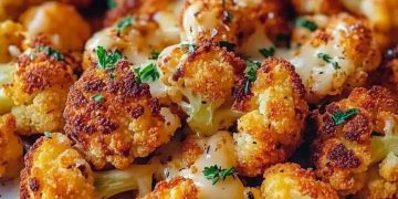 Backofen Blumenkohl mit Käse