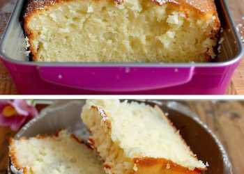 Omas Vanillepudding Kuchen mit Vanillepudding ein Tassenrezept