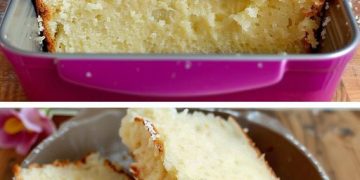 Omas Vanillepudding Kuchen mit Vanillepudding ein Tassenrezept
