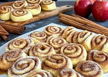 Apfelschnecken mit Zimtzucker wie aus der Bäckerei
