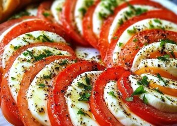 Italienischer Tomaten Salat Mit Mozzarella 