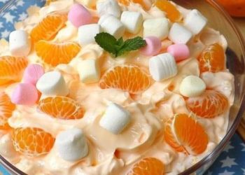 Orangefarbene Cremepaletten