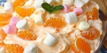 Orangefarbene Cremepaletten